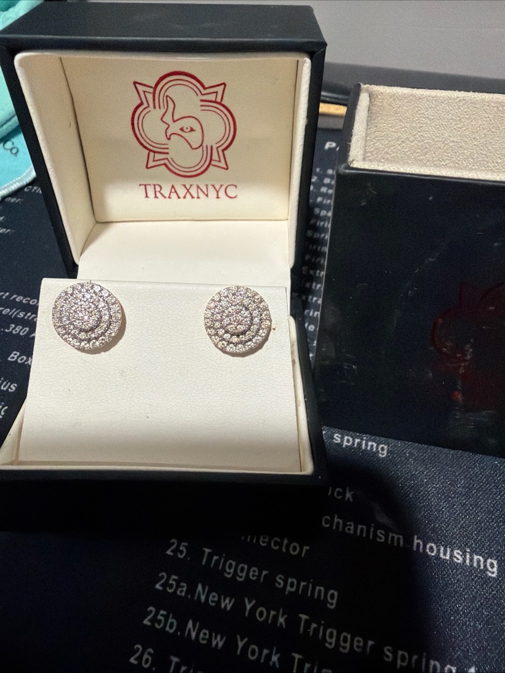 14k Gold, Natural Diamond Earrings
